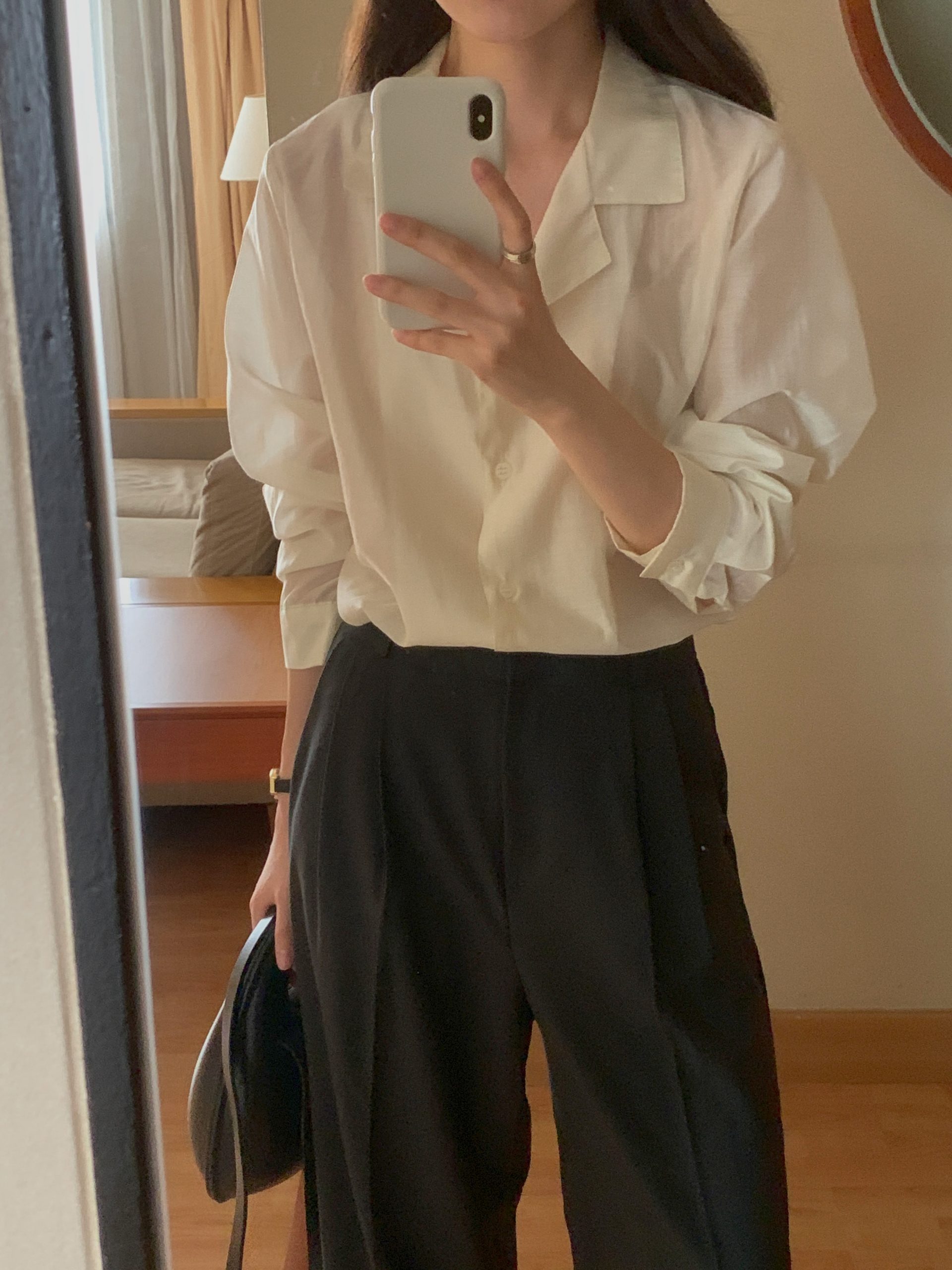 Creme Silk Shirt - Image 10